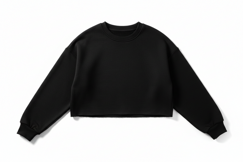 Grey Crop Sweatshirt